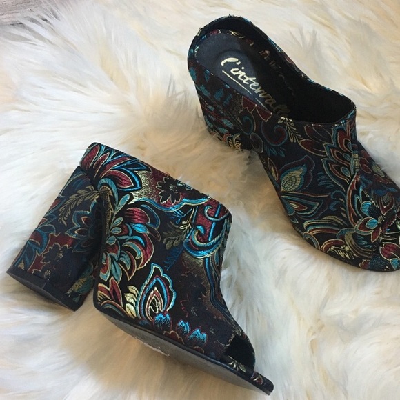 l’intervalle Shoes - L’INTERVALLE embroidered mules